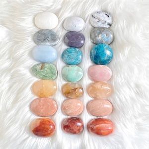 Crystal palm stone chakra healing sets!